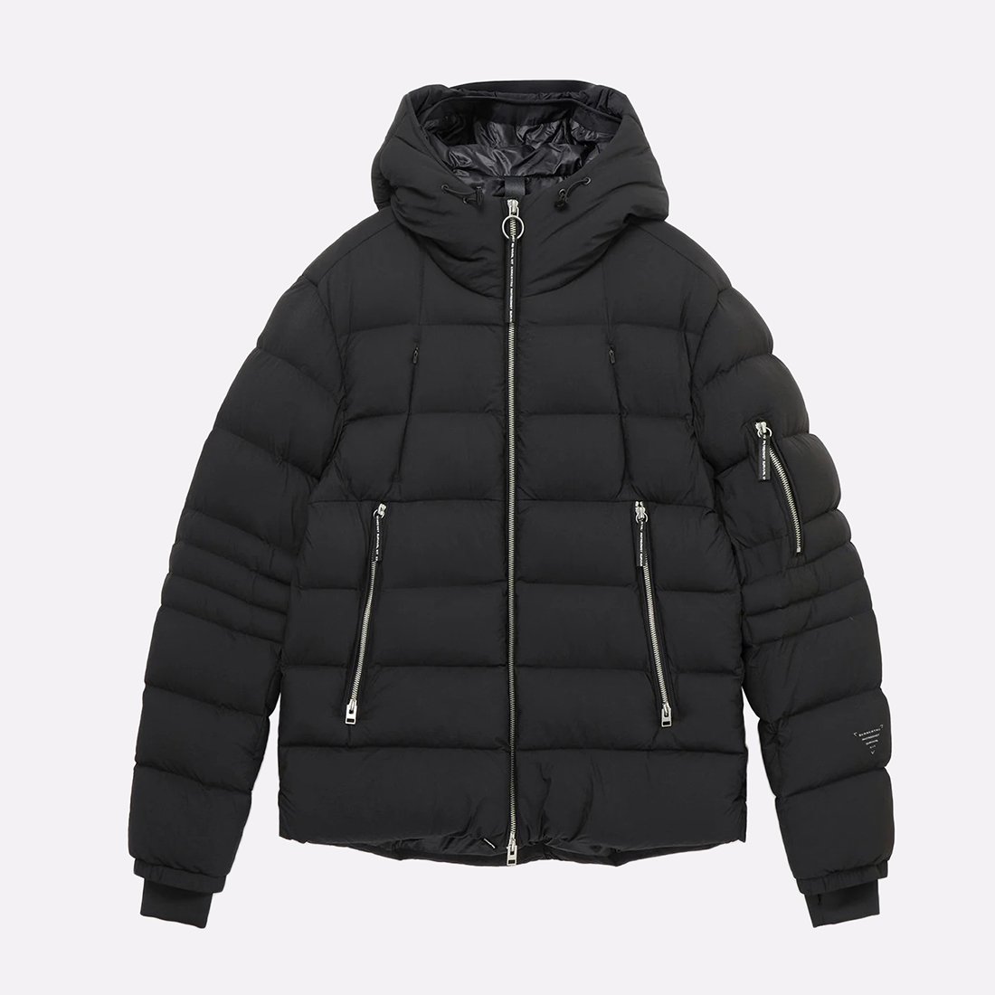 Мужская куртка KRAKATAU Rook Short Puffer Jacket (Qm487-1-чёрный)  - цена, описание, фото 1