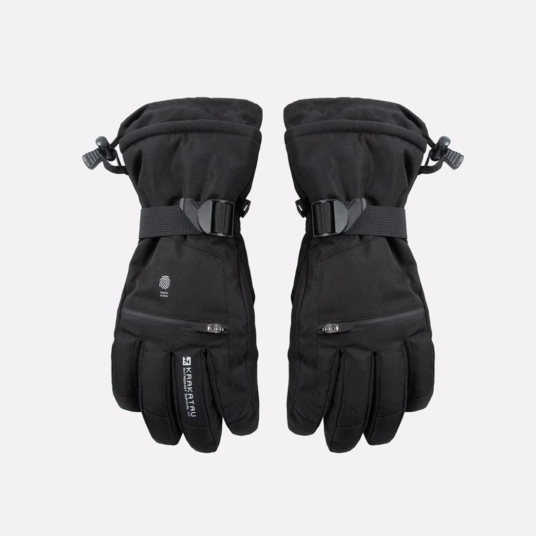 Перчатки KRAKATAU Waterproof Padded Gloves (Pu74-1-чёрный)  - цена, описание, фото 1