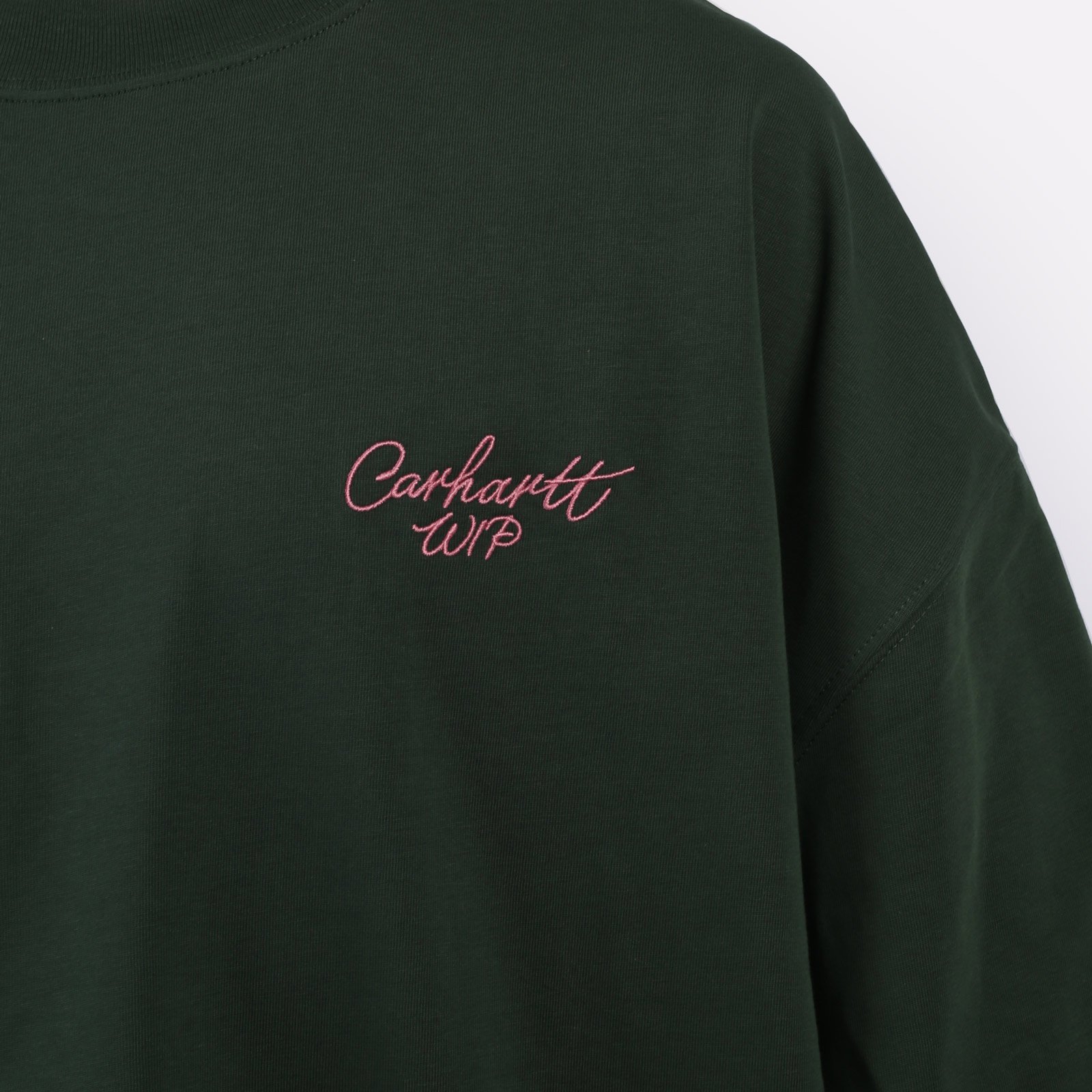 Мужская футболка Carhartt WIP S/S Signature Script T-Shirt (I033828-dusty rose)  - цена, описание, фото 4