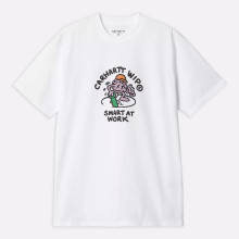 Мужская футболка Carhartt WIP S/S Smart T-Shirt (I033963-white)