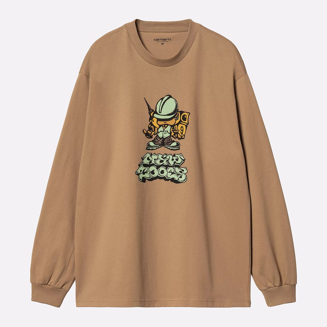 Лонгслив Carhartt WIP L/S Drill Boy T-Shirt (I033954-peanut)  - цена, описание, фото 1