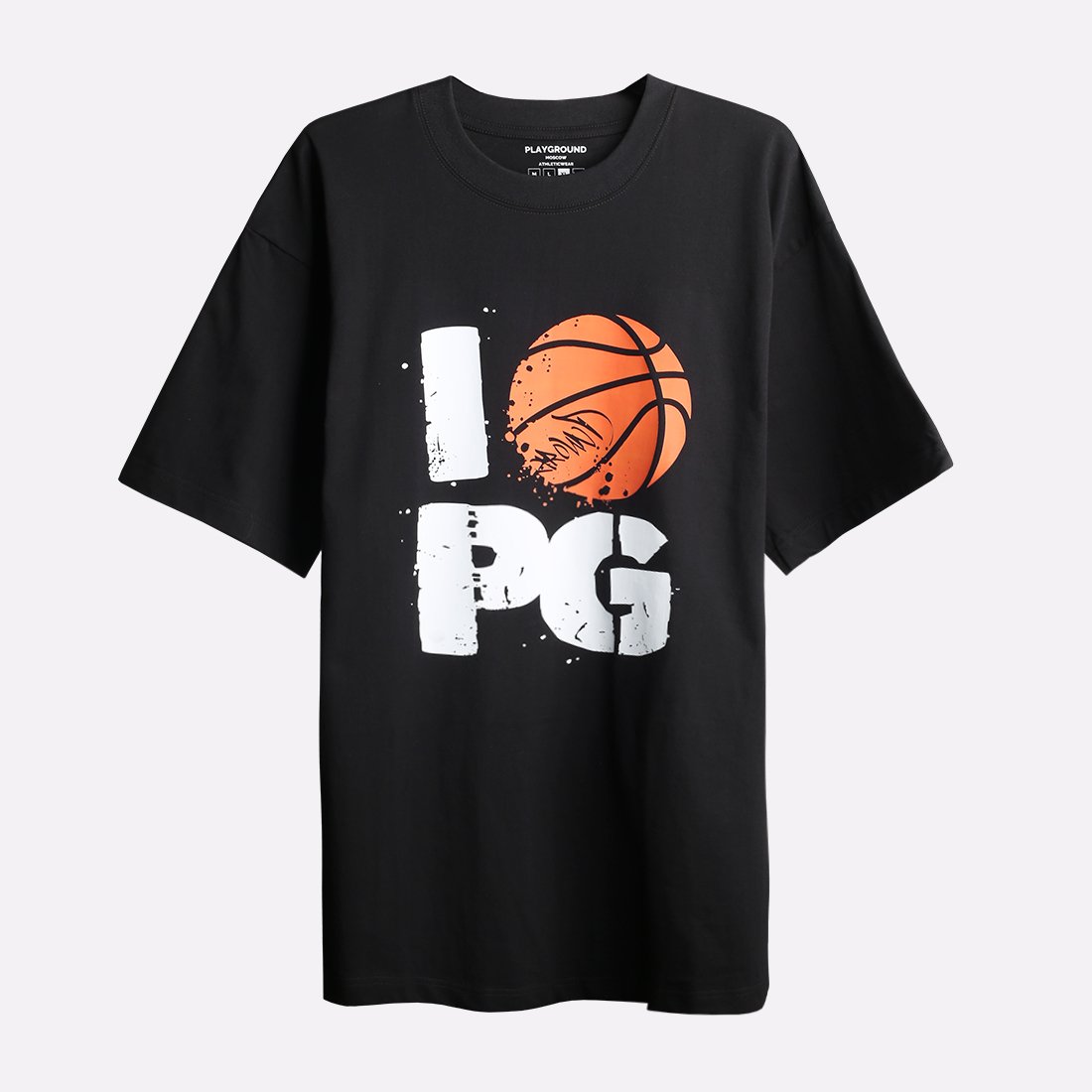 Мужская футболка PLAYGROUND I Ball PG (Pg-black-tee-ball)  - цена, описание, фото 1