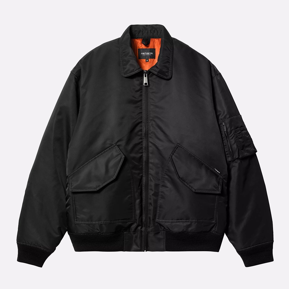 Carhartt WIP Olten Bomber I032300 black turmeric 36990 Streetball