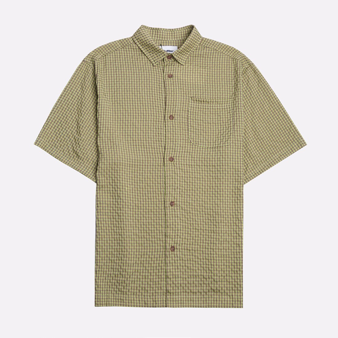 Мужская рубашка Butter Goods Gingham S/S Shirt (BGQ224D12203)  - цена, описание, фото 1