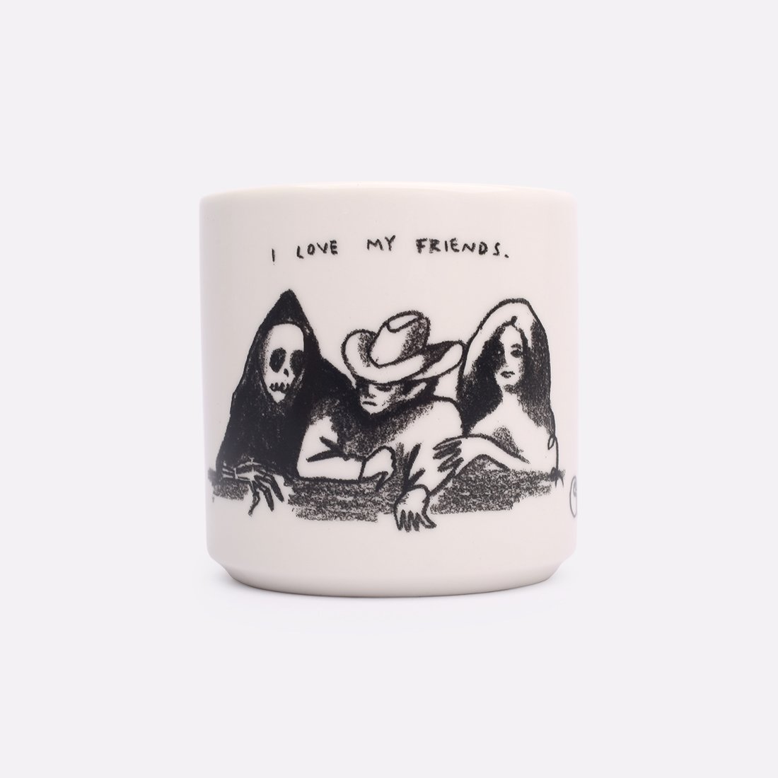 Кружка Carhartt WIP Pepe Friends Mug (I034150-white/black)  - цена, описание, фото 1