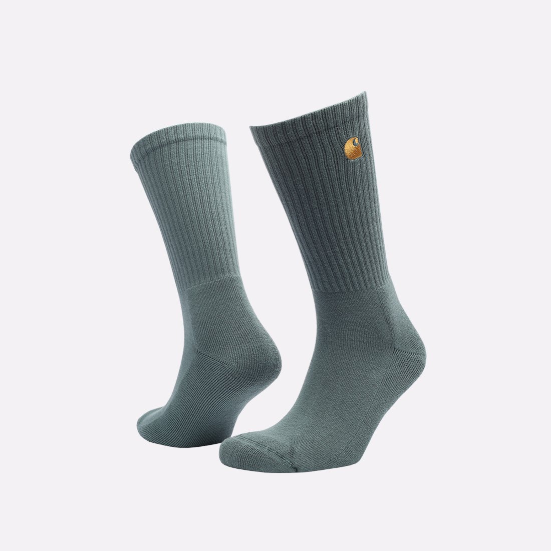 Мужские носки Carhartt WIP Chase Socks (I029421-slv pine/gold)  - цена, описание, фото 1