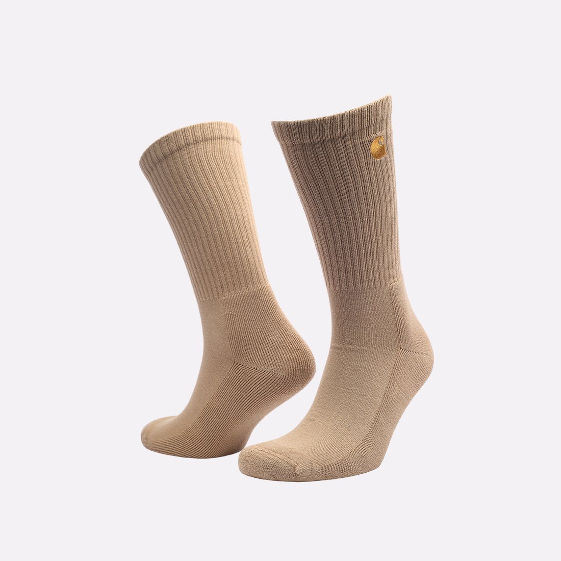 Мужские носки Carhartt WIP Chase Socks (I029421-brown/gold)  - цена, описание, фото 1