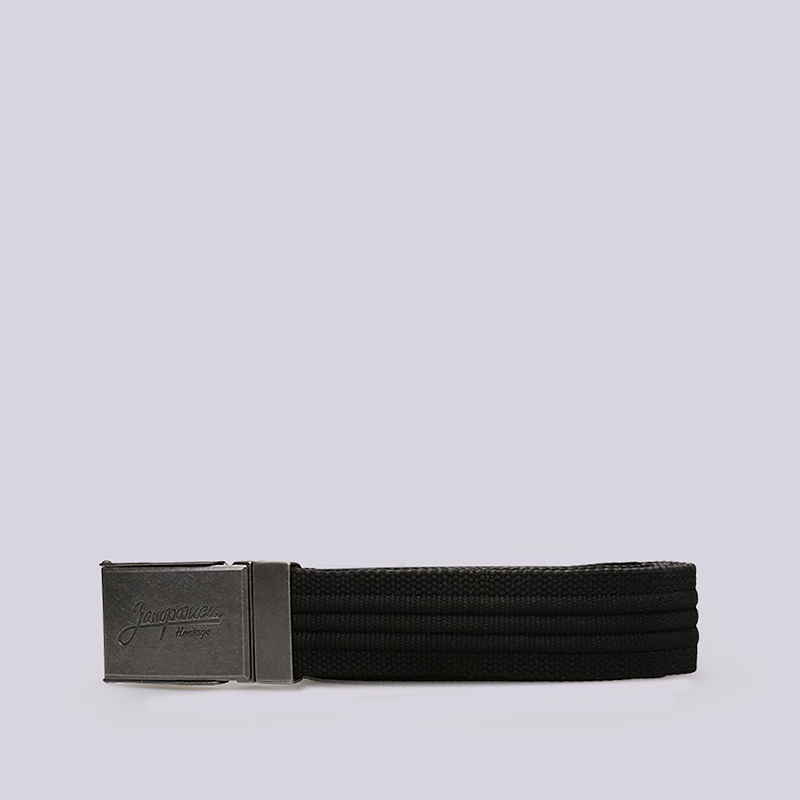 

Двухсторонний ремень Запорожец heritage Webbing Belt, Черный;серый