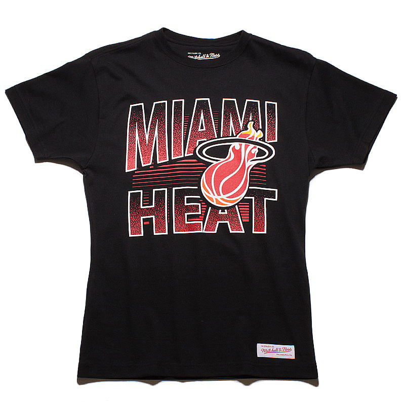 Mitchell and ness Футболка Miami Heat (Miami Heat-black)  - цена, описание, фото 1