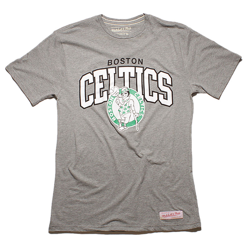 Mitchell and ness Футболка Boston Celtics (Boston Celtics-grey)  - цена, описание, фото 1