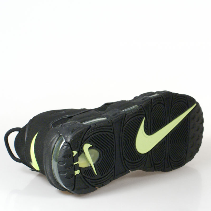 Air max uptempo black and green best sale