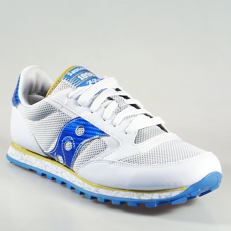 Saucony jazz low hotsell pro cream blue