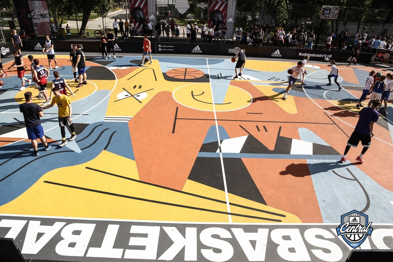 Adidas Central Court баскетбольная площадка