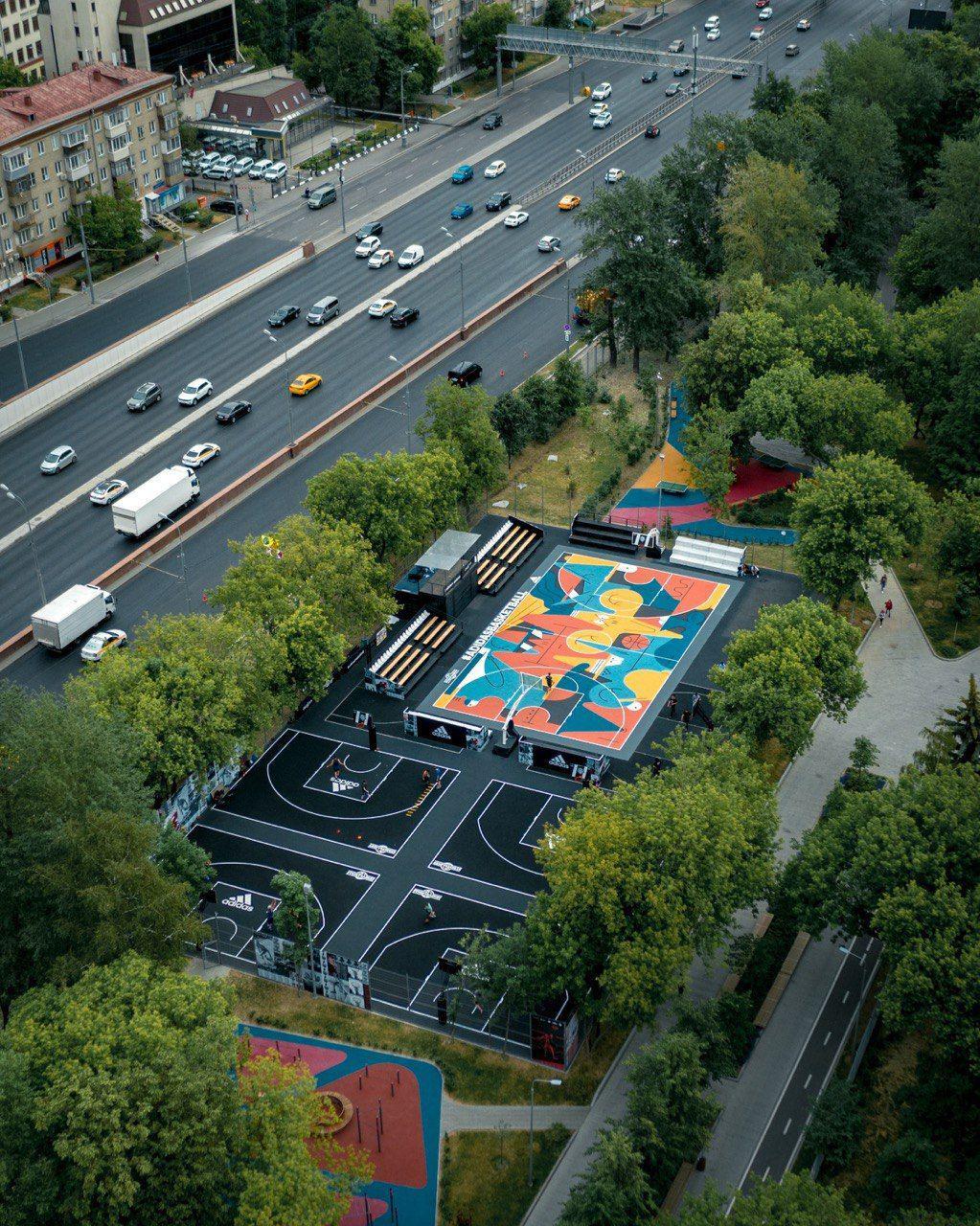 Adidas Central Court баскетбольная площадка